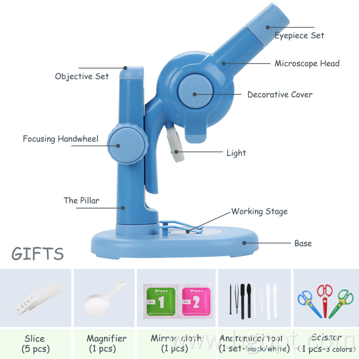Direct Sales Scientific Simple Style Toy Microscope